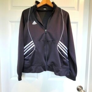 Adidas Team Performance Climalite Athletic Old School Track Jacket Women…